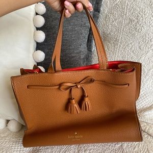 Kate Spade Medium Hayes Street Sam in Warm Cognac